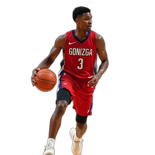 gonzaga, university, basketball, player transparent PNG cut-out