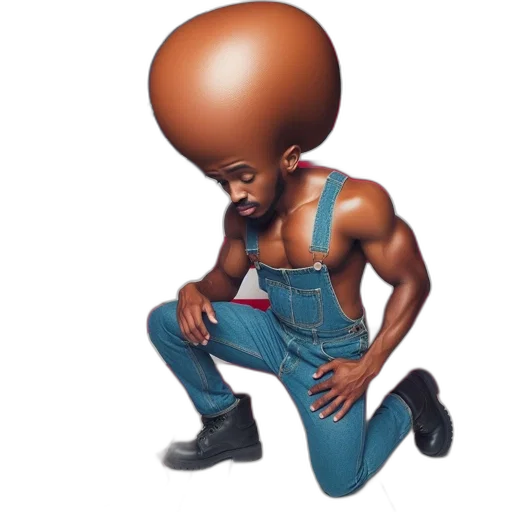 hat, hair, creature, robot, concept art, cartoon, 3d render, pixel art transparent PNG cut-out