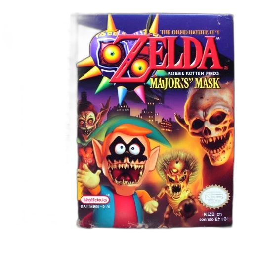 mask, concept art, gray, nes, cartridge, legend, zelda, majora transparent PNG cut-out