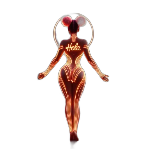 jewelry, hair, concept art, 3d render, comic book art, fantasy art, figure, glows transparent PNG cut-out