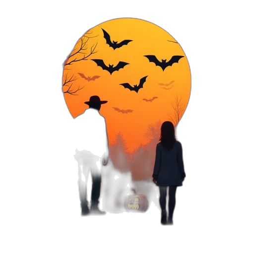 mask, concept art, fantasy art, watercolor, pixel art, night, fog, fire transparent PNG cut-out