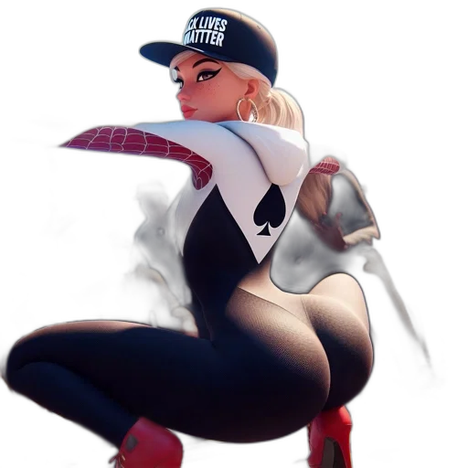 jacket, hat, concept art, comic book art, cartoon, pixel art, animated, woman transparent PNG cut-out