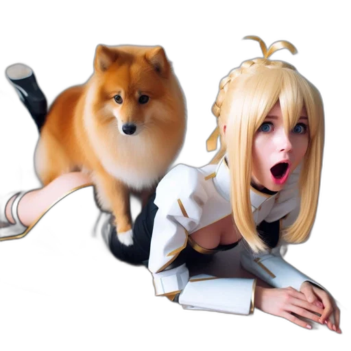 animal, creature, dragon, weapon, anime, 3d render, concept art, pixel art transparent PNG cut-out