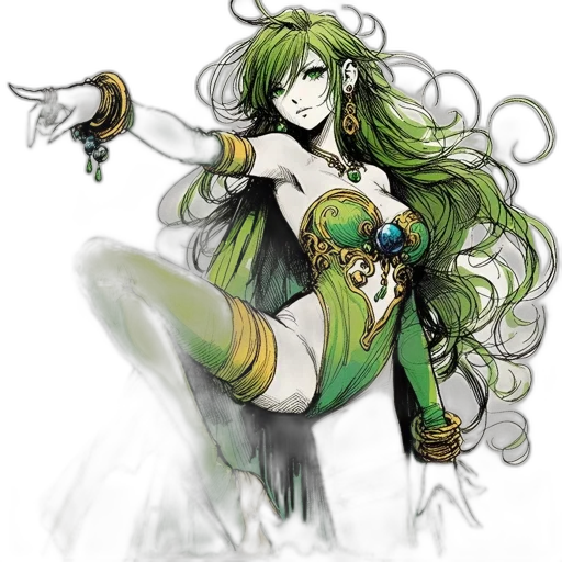 staff, fantasy art, concept art, pixel art, anime, green, monochrome, animated transparent PNG cut-out