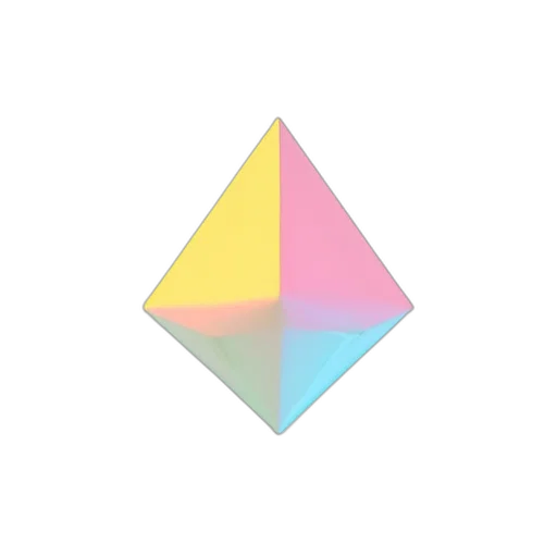 umbrella, mask, crown, pixel art, 3d render, vaporwave, concept art, pastel transparent PNG cut-out
