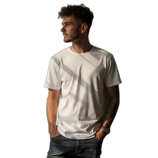 staff, jacket, face, hair transparent PNG cut-out