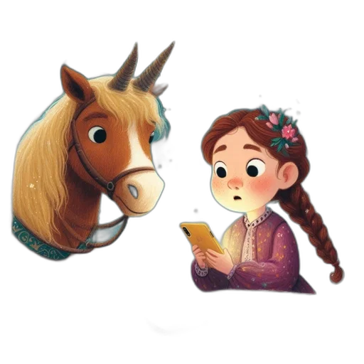 animal, concept art, fantasy art, pixel art, watercolor, book, shows, magical transparent PNG cut-out