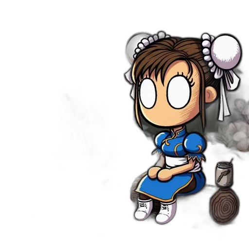 staff, dress, robot, concept art, cartoon, pixel art, comic book art, outer space transparent PNG cut-out