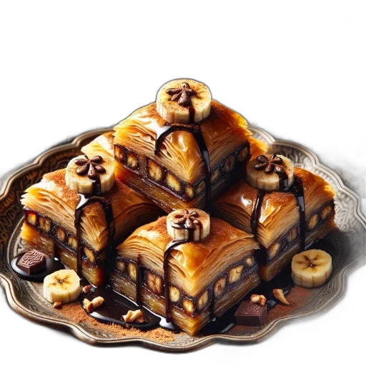 food, crown, jewelry, 3d render, photorealistic, sumptuous, baklava, served transparent PNG cut-out