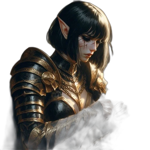 dragon, sword, face, fantasy art, concept art, photorealistic, comic book art, golden transparent PNG cut-out