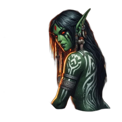 mask, creature, face, fantasy art, concept art, pixel art, comic book art, green transparent PNG cut-out