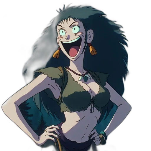 creature, anime, cartoon, concept art, pixel art, green, animated, woman transparent PNG cut-out