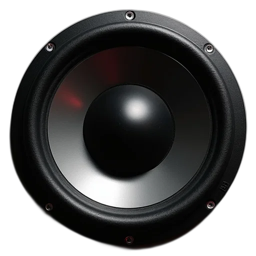 robot, face, 3d render, audiofabri, 16vp, inch, car, speaker transparent PNG cut-out