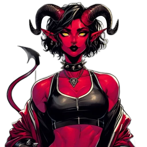 comic book art, concept art, fantasy art, pixel art, red, dark, another, unique transparent PNG cut-out