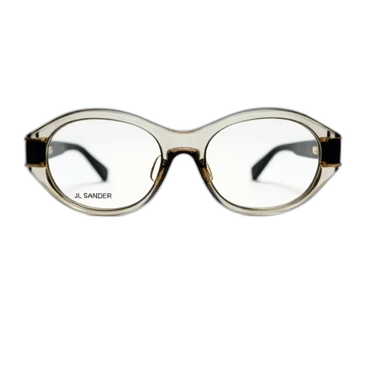 jewelry, mask, pair, black, gold, rimmed, glasses, visible transparent PNG cut-out