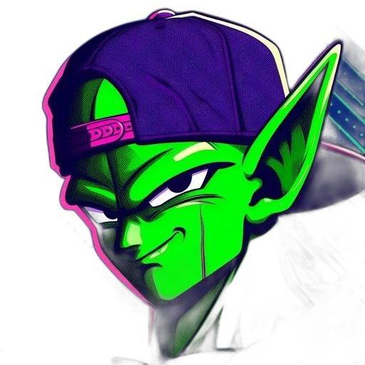 face, mask, concept art, cartoon, anime, pixel art, green, neon transparent PNG cut-out