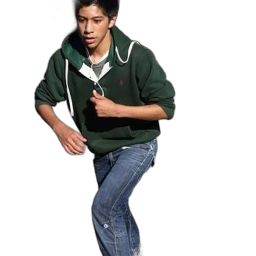 jacket, shoes, staff, weapon, 3d render, photorealistic, concept art, young transparent PNG cut-out
