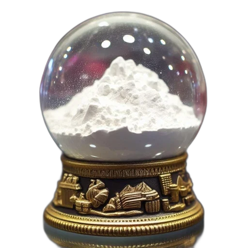 jewelry, bottle, crown, hat, 3d render, photorealistic, outer space, snow transparent PNG cut-out