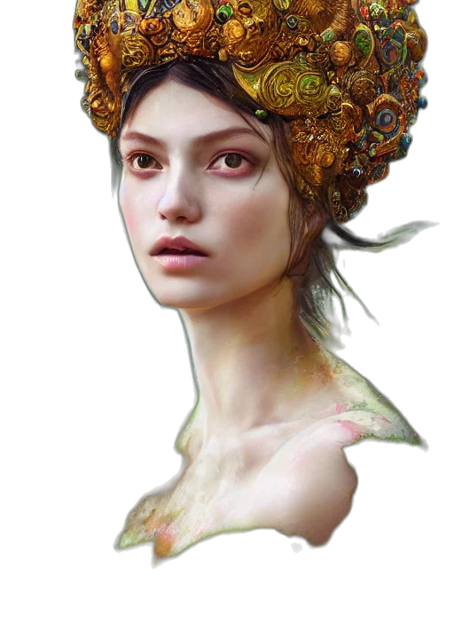 crown, face, jewelry, mask transparent PNG cut-out