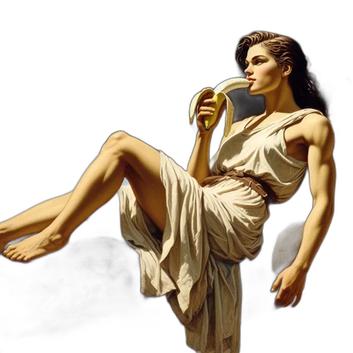 sword, dress, concept art, fantasy art, photorealistic, comic book art, golden, woman transparent PNG cut-out