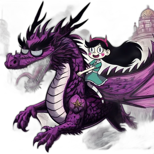 dragon, creature, concept art, fantasy art, pixel art, comic book art, young, girl transparent PNG cut-out