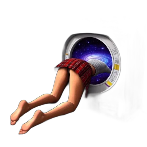 robot, 3d render, concept art, cyberpunk, vaporwave, outer space, inside, modern transparent PNG cut-out