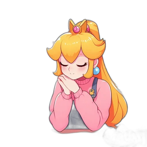 crown, staff, dress, mask, pixel art, vaporwave, anime, cartoon transparent PNG cut-out