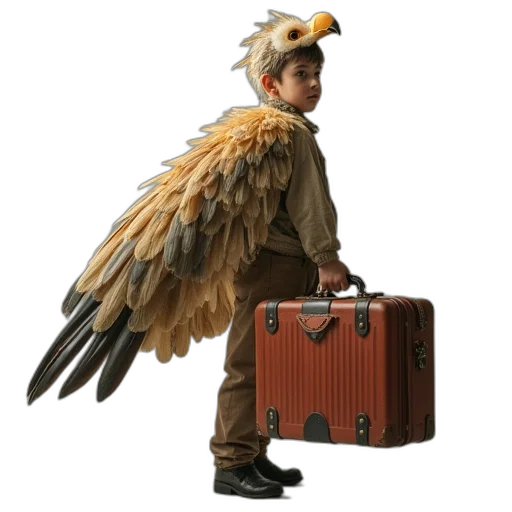 jacket, animal, staff, creature transparent PNG cut-out