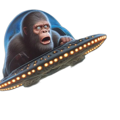 creature, hat, animal, car, concept art, 3d render, photorealistic, outer space transparent PNG cut-out