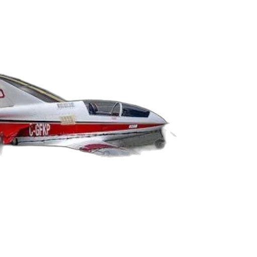 3d render, small, red, white, airplane, registration, number, c-gfkp transparent PNG cut-out