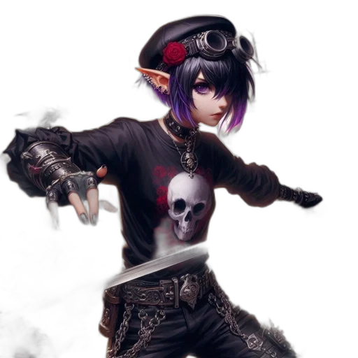 staff, weapon, creature, animal, fantasy art, concept art, anime, photorealistic transparent PNG cut-out