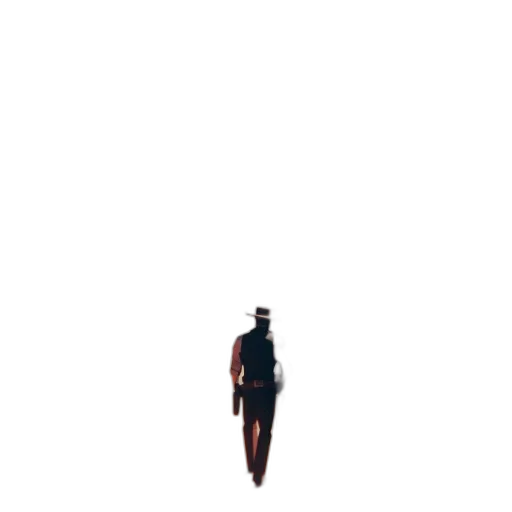 robot, jacket, hat, umbrella, pixel art, concept art, comic book art, 3d render transparent PNG cut-out