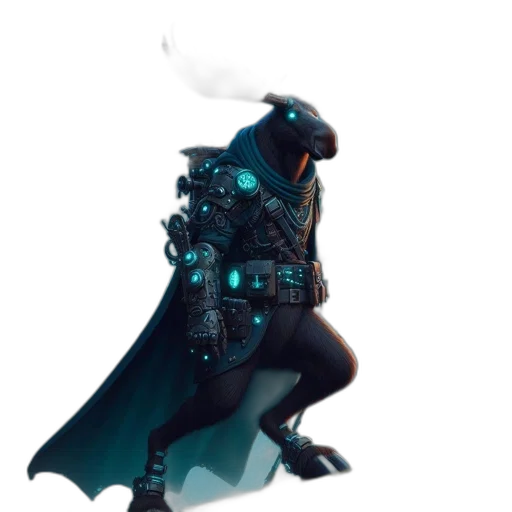 robot, dragon, weapon, mask, concept art, cyberpunk, 3d render, fantasy art transparent PNG cut-out