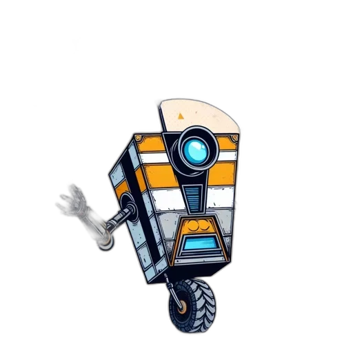 robot, car, creature, weapon, concept art, pixel art, 3d render, cartoon transparent PNG cut-out