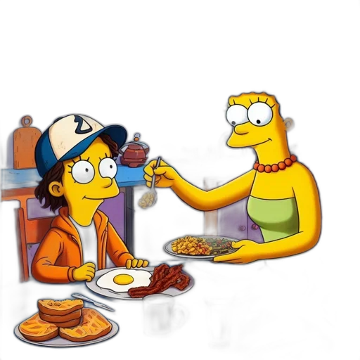 food, hat, jewelry, cartoon, pixel art, concept art, 3d render, fire transparent PNG cut-out