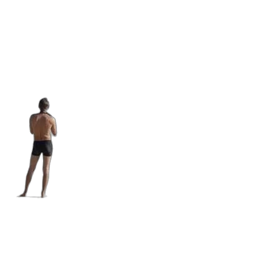 creature, animal, robot, staff, 3d render, concept art, pixel art, underwater transparent PNG cut-out