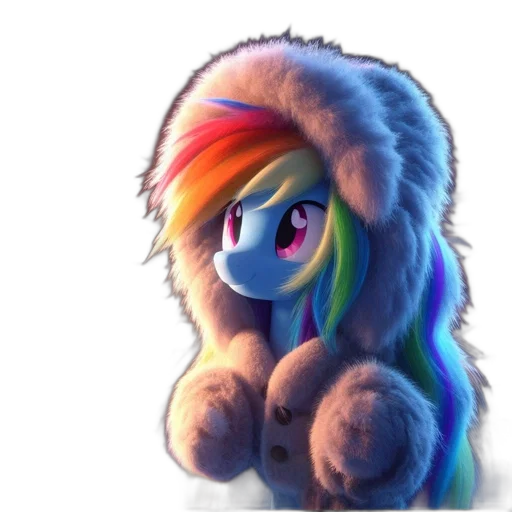 jacket, hat, animal, hair, pixel art, watercolor, concept art, fantasy art transparent PNG cut-out