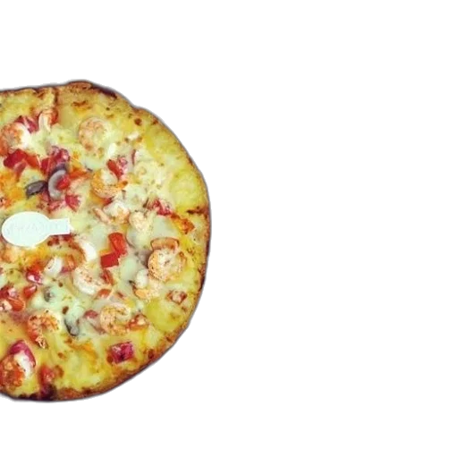 food, crown, face, photorealistic, 3d render, two, pizzas, boxes transparent PNG cut-out