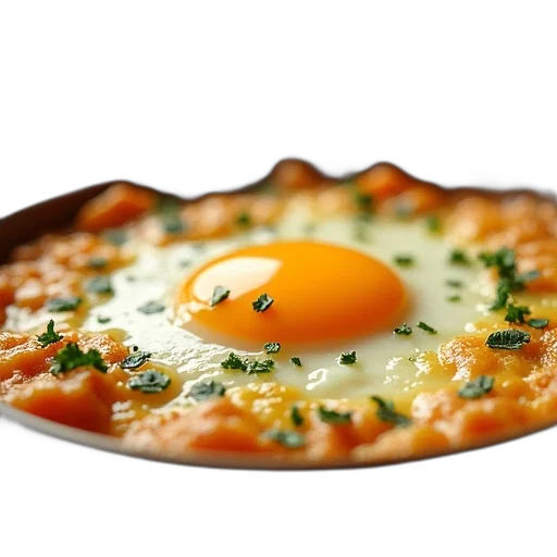 food, crown, photorealistic, 3d render transparent PNG cut-out
