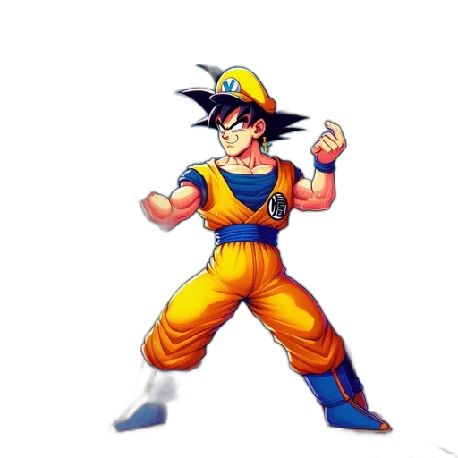 staff, hat, weapon, pixel art, concept art, 3d render, cartoon, three transparent PNG cut-out