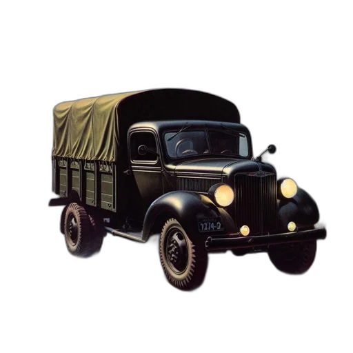 car, furniture, concept art, 3d render, photorealistic, pixel art, old, dark transparent PNG cut-out
