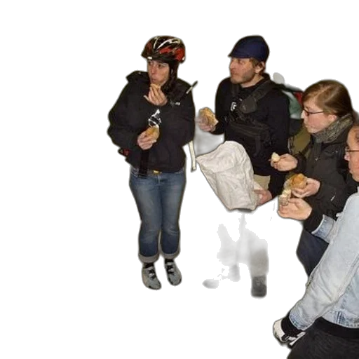 jacket, staff, hat, food, 3d render, concept art, night, group transparent PNG cut-out