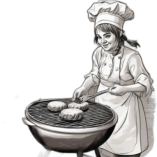 food, staff, animal, face, pencil sketch, photorealistic, cartoon, concept art transparent PNG cut-out
