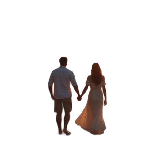 dress, umbrella, 3d render, pixel art transparent PNG cut-out