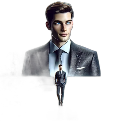 jacket, face, staff, robot, concept art, photorealistic, pixel art, comic book art transparent PNG cut-out