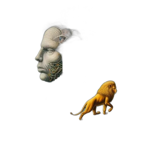 mask, creature, animal, face, concept art, 3d render, photorealistic, fantasy art transparent PNG cut-out