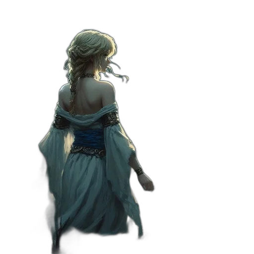 dress, staff, crown, sword, concept art, fantasy art, watercolor, pixel art transparent PNG cut-out