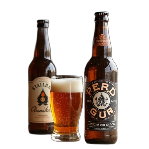 bottle, beer, alcohol, labels transparent PNG cut-out