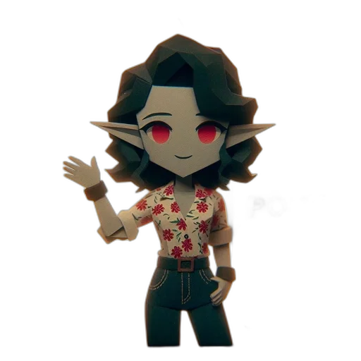staff, mask, creature, pixel art, concept art, 3d render, fantasy art, animated transparent PNG cut-out