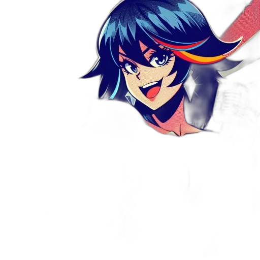sword, face, weapon, mask, anime, concept art, watercolor, comic book art transparent PNG cut-out